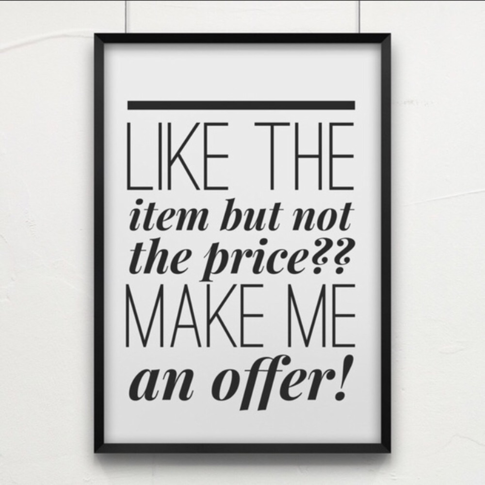 I love offers!